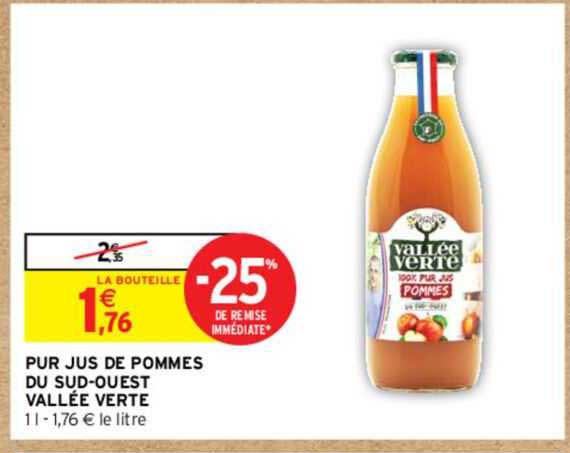 Pur Jus De Pommes Du Sud-ouest Vallée Verte