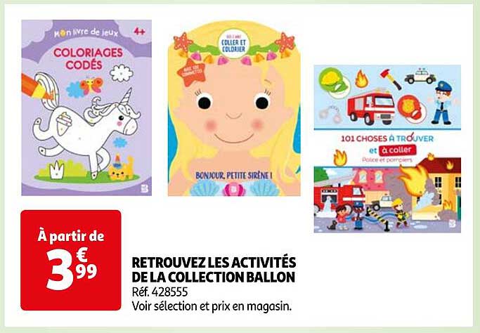 retrouvez les activités de la collection ballon