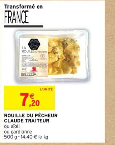 rouille du pêcheur claude traiteur