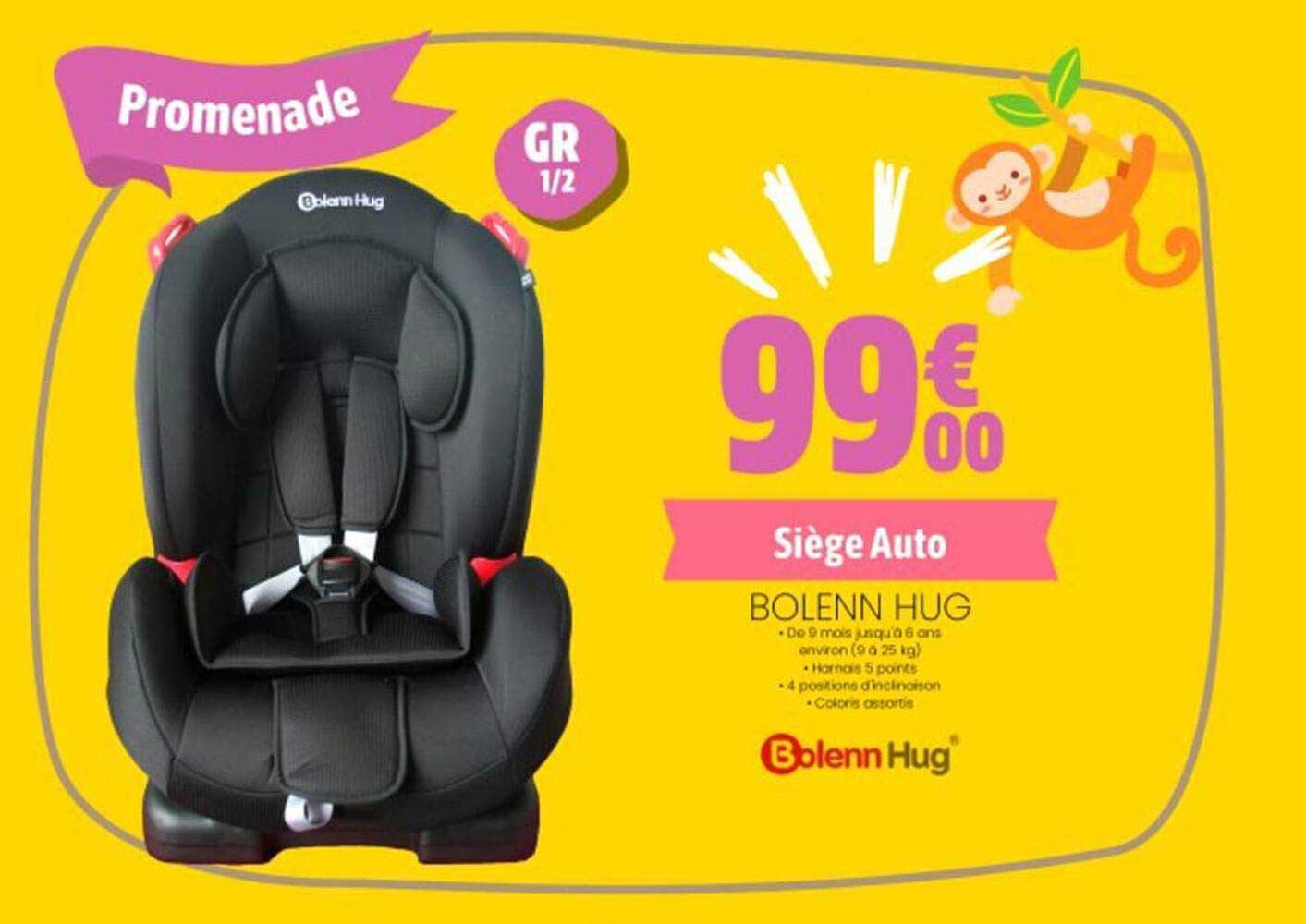 siège auto bolenn hug