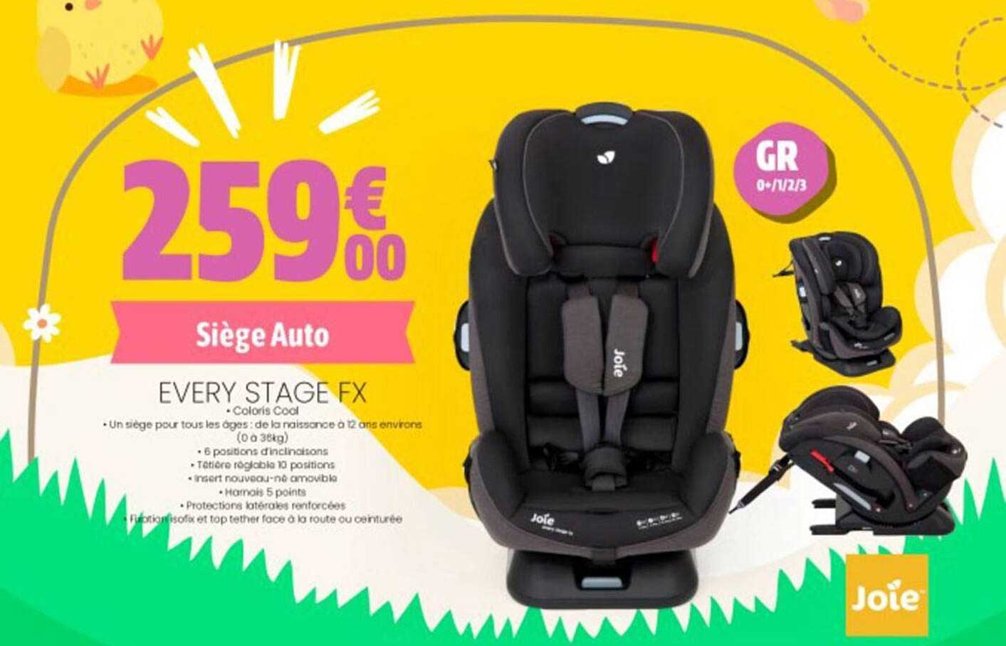 siège auto every stage fx