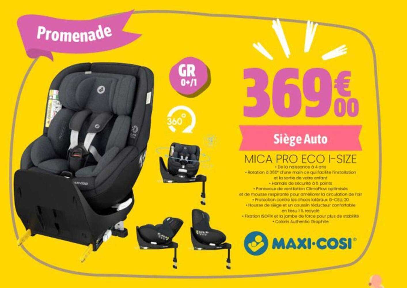 siège auto mica pro éco i-size maxi-cosi