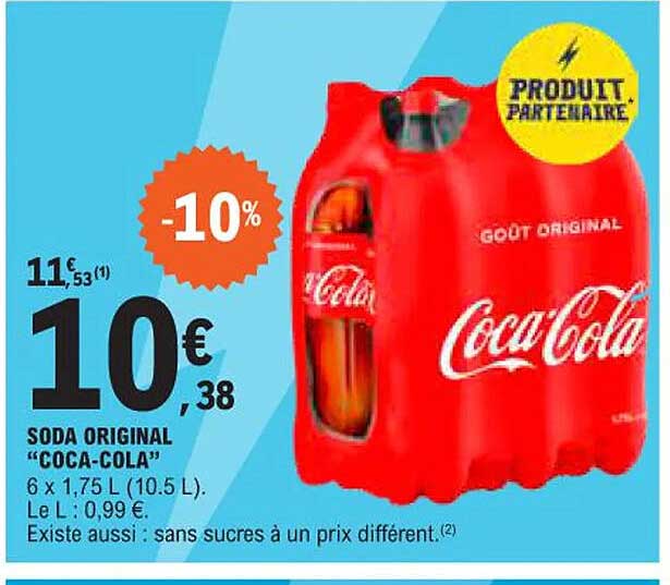 soda original "coca-cola"