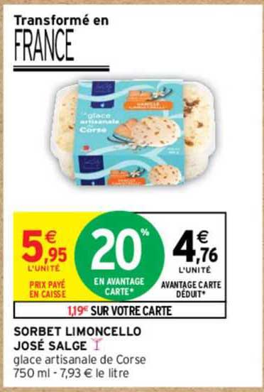 Sorbet Limoncello José Salge