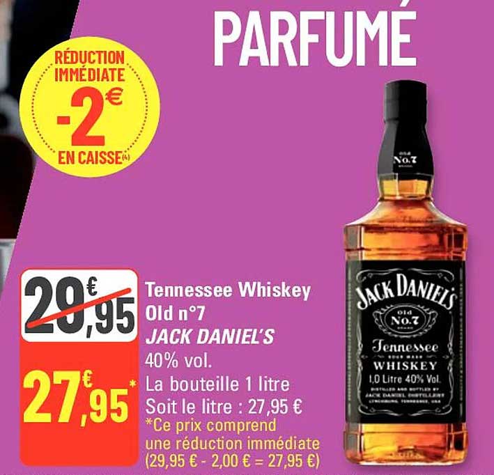 tennessee whiskey old n°7 jack daniel's