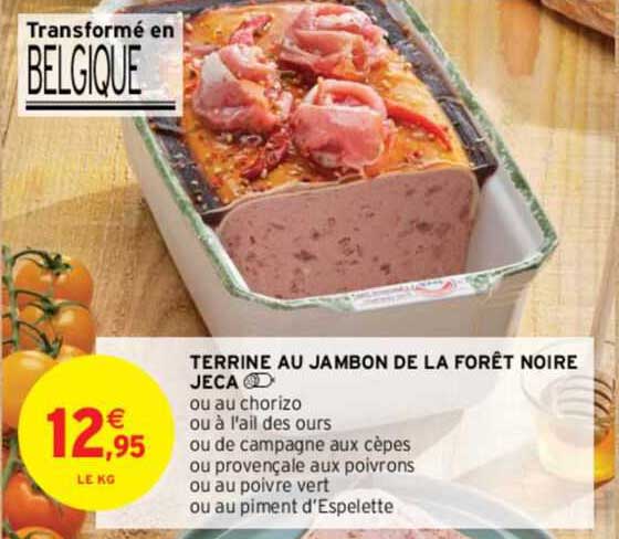 Terrine Aux Jambon De La Forêt Noire Jeca
