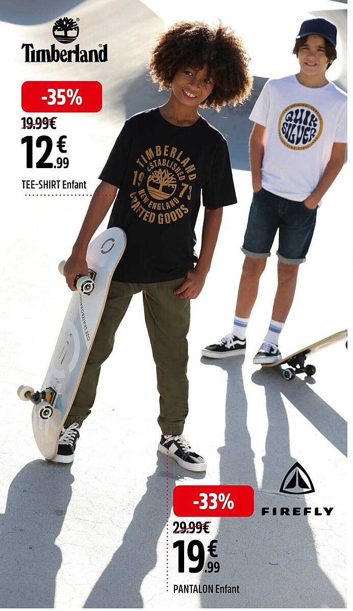 timberland tee-shirt enfant firefly pantal enfant