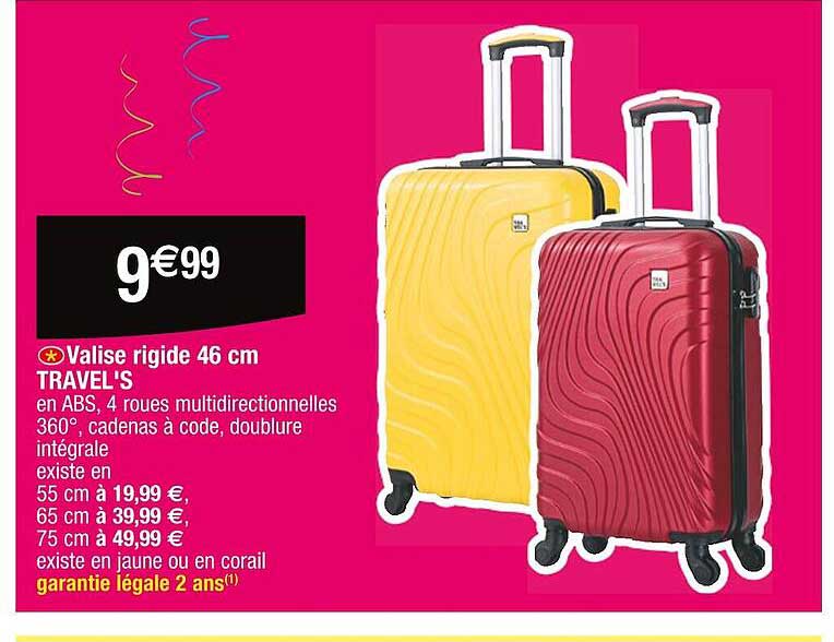 valise rigide 46 cm travel's