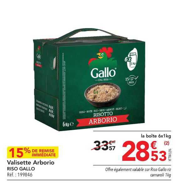 Valisette Arborio Riso Gallo