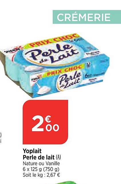 Yoplait Perle De Lait