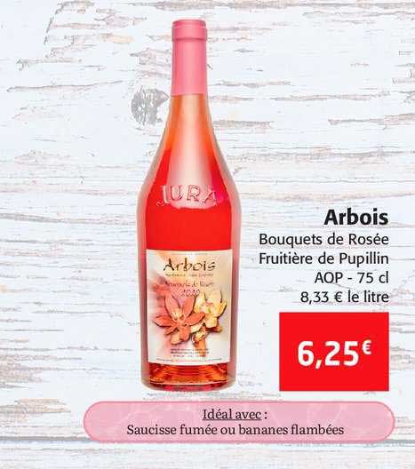 Arbois Bouquets De Rosée Fruitière De Pupillin Aop