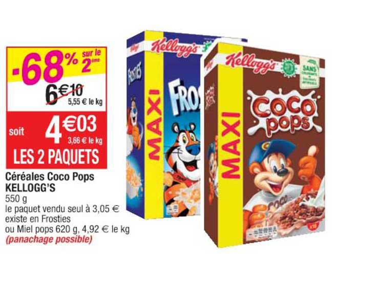 céréales coco pops kellogg's