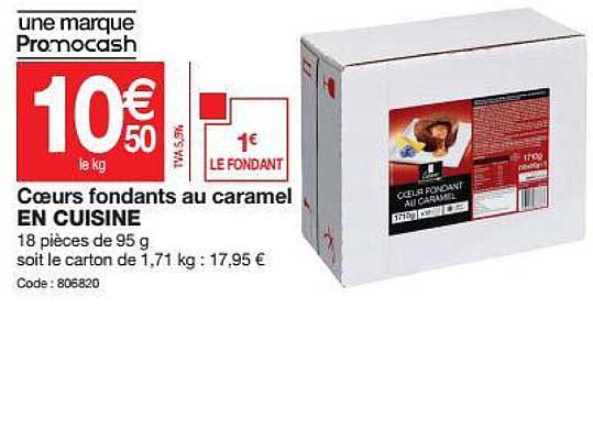 Cœurs Fondants Au Caramel