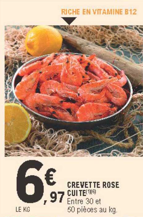 Crevette Rose Cuite