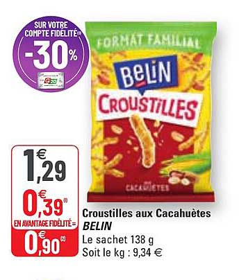 Croustilles Aux Cacahuètes Belin