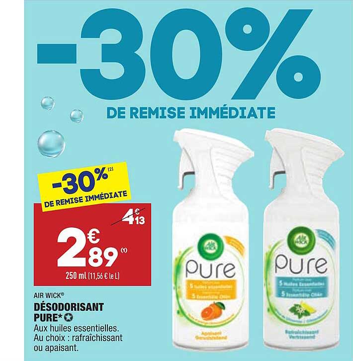 désodorisant pure air wick