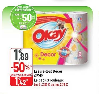 essuie-tout décor okay