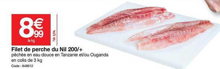 filet de perche du nil 200 +