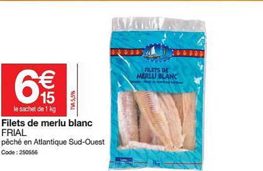 filets de merul blanc frial