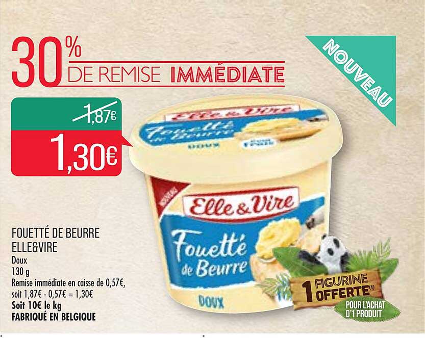 fouetté de beurre elle&vire
