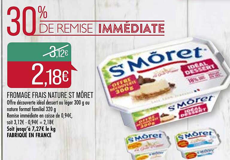 fromage frais nature st môret