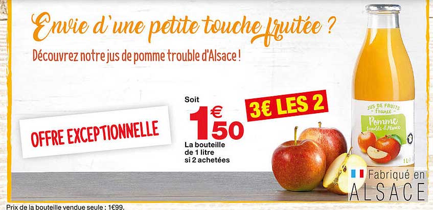 jus de pomme trouble d'alsace