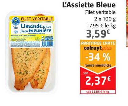 l'assiette bleue