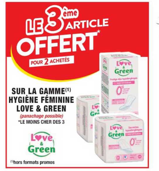 La Gamme Hygiène Féminine Love & Green