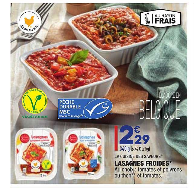 lasagnes froides la cuisine des saveurs