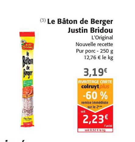 le bâton de berger justin bridou