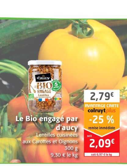 le bio engagé par d'aucy