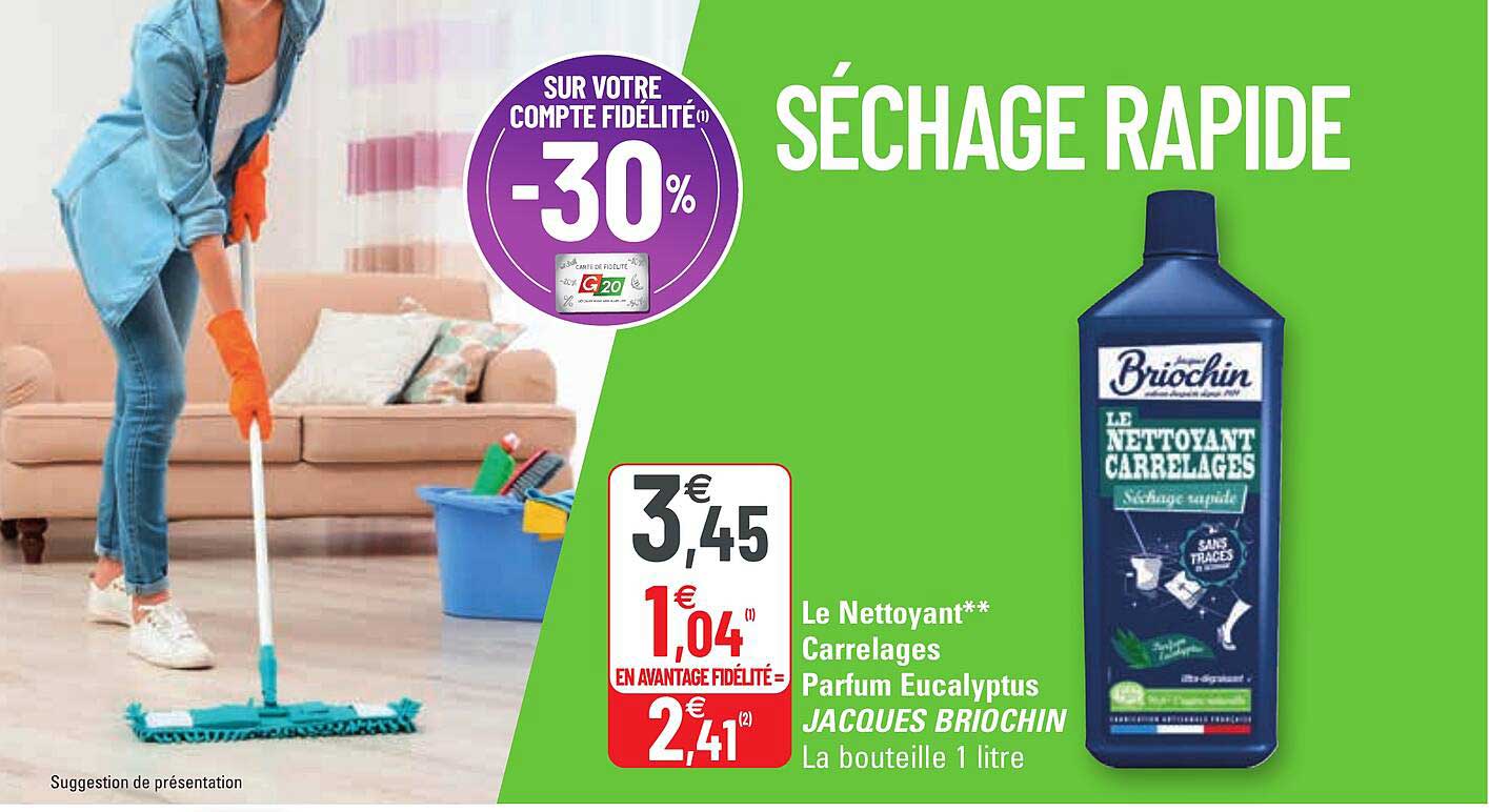le nettoyant carrelages parfum eucalyptus jacques briochin