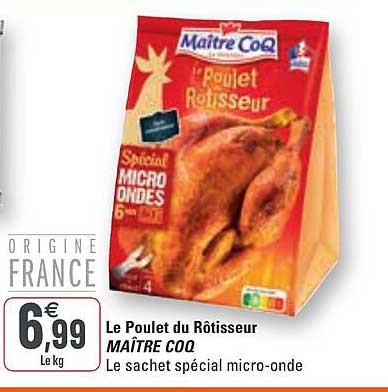 le poulet du rôtisseur maître coq