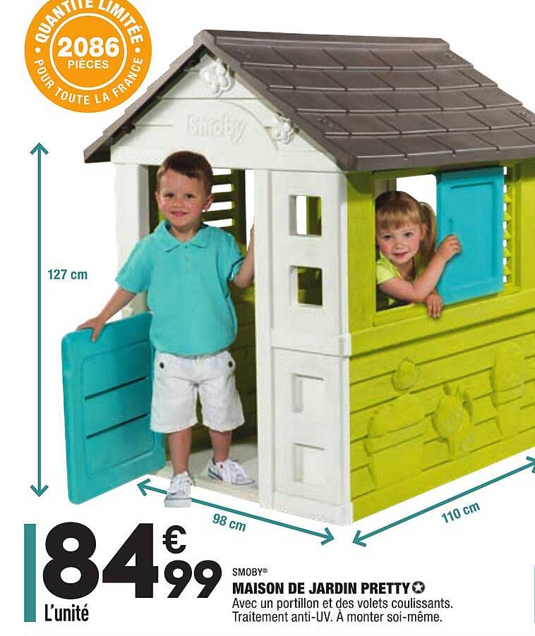 Maison De Jardin Pretty Smoby