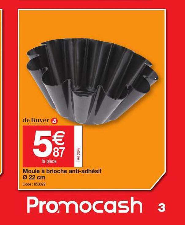 moule à brioche anti-adhésif Ǿ 22 cm