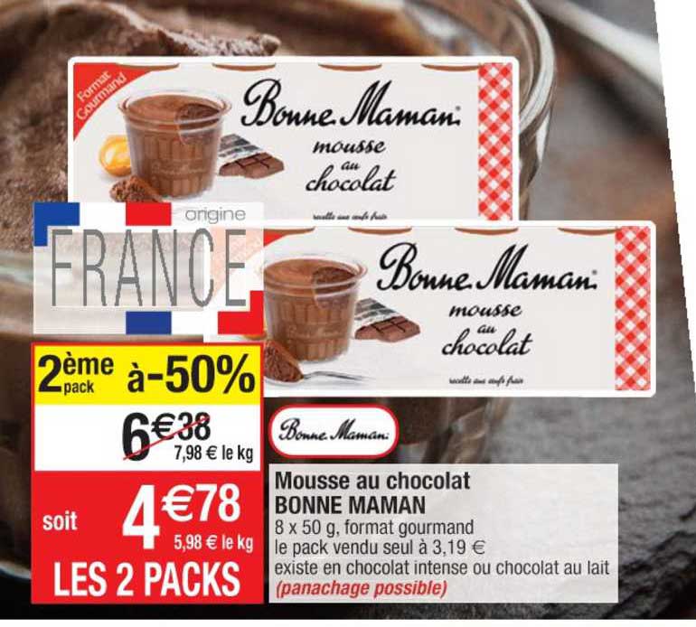 Mousse Au Chocolat Bonne Maman