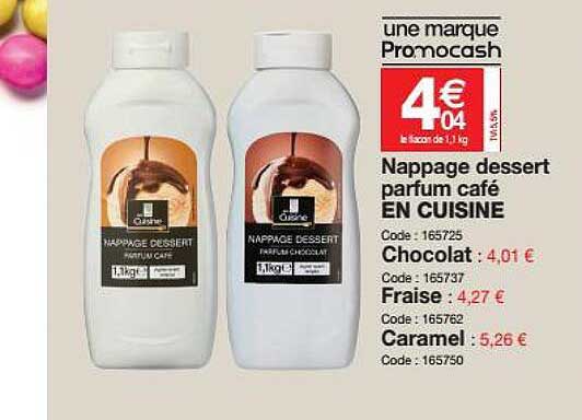 nappage dessert parfum café