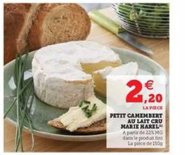 Petit Camembert Au Lait Cru Marie Harel