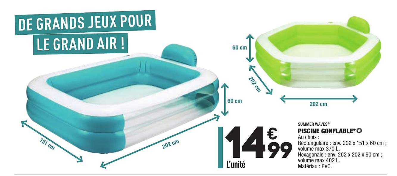 piscine gonflable summer waves