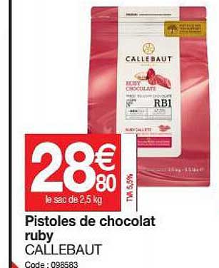 Pistoles De Chocolat Ruby Callebaut