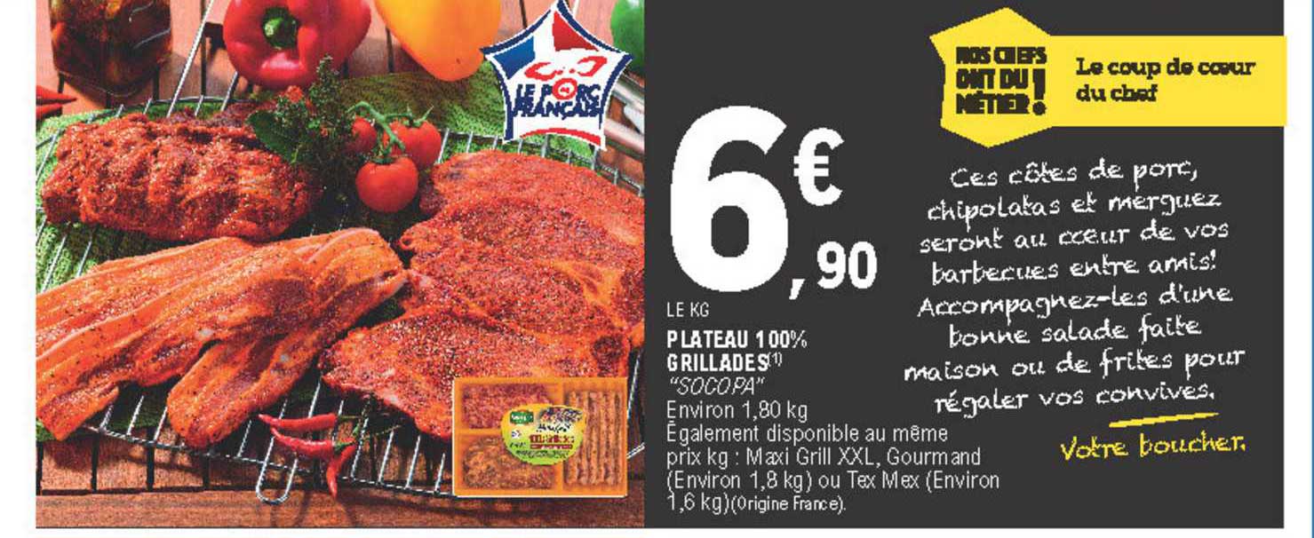 Plateau 100% Grillades Socopa