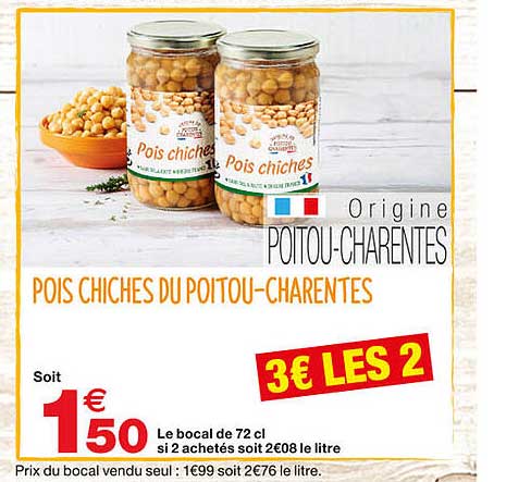 pois chiches du poitou-charentes