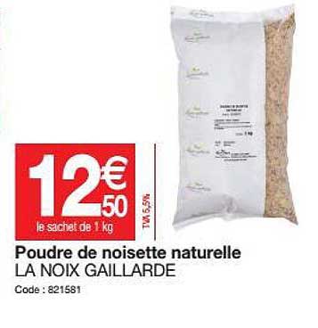 Poudre De Noisette Naturelle La Noix Gaillarde