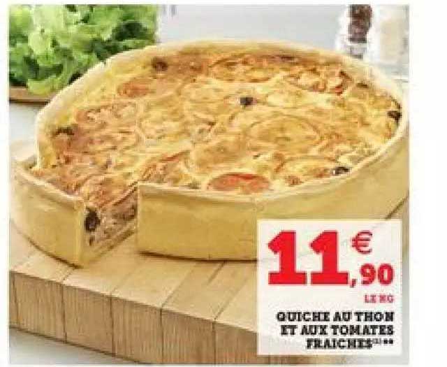 Quiche Au Thon Et Aux Tomates Fraîches