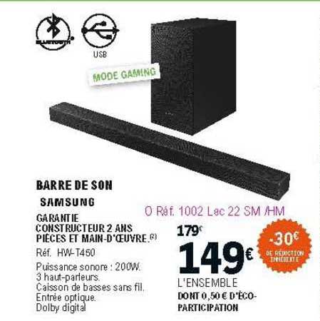 Samsung Barre De Son