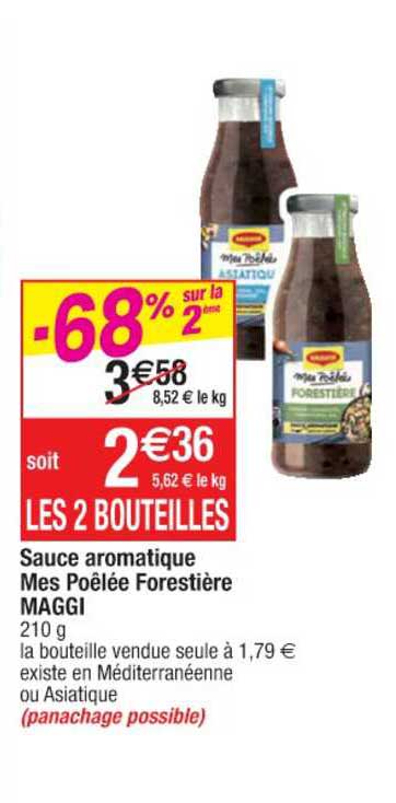 sauce aromatique mes poêlée forestière maggi