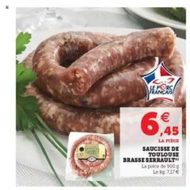 Saucisse De Toulouse Brasse Serrault