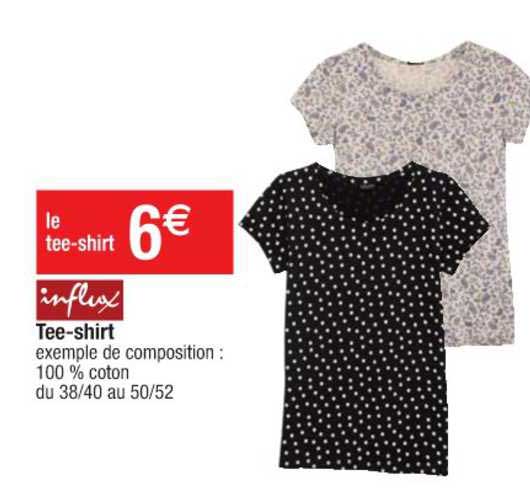 tee-shirt influx