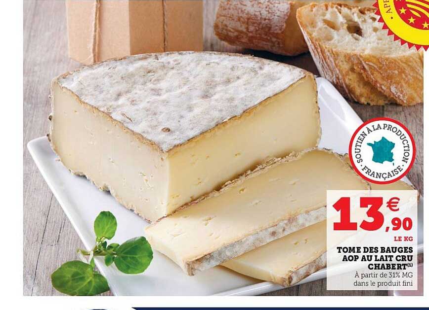 tome de bauges aop au lait cru chabert
