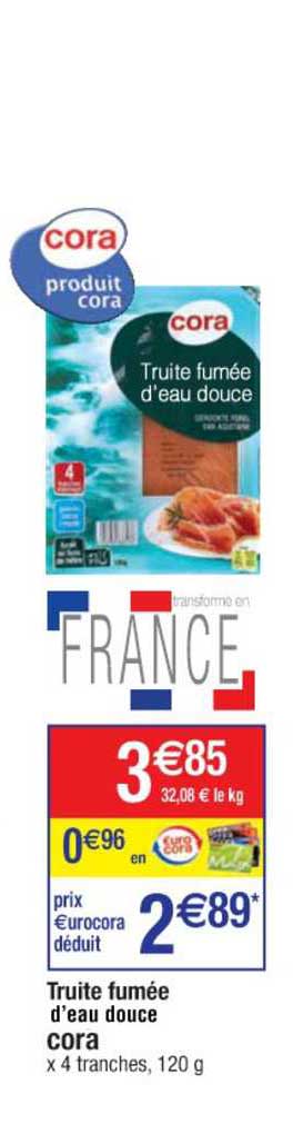 Truite Fumée D'eau Douce Cora